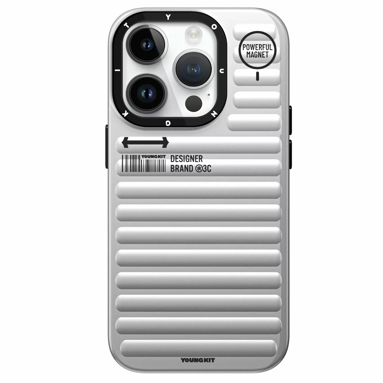 کاور یانگ کیت مدل پافر رنگ تیتانیوم مناسب برای گوشی موبایل اپل iphone 15promax کاور یانگ کیت مدل پافر رنگ تیتانیوم مناسب برای گوشی موبایل اپل iphone 15promax