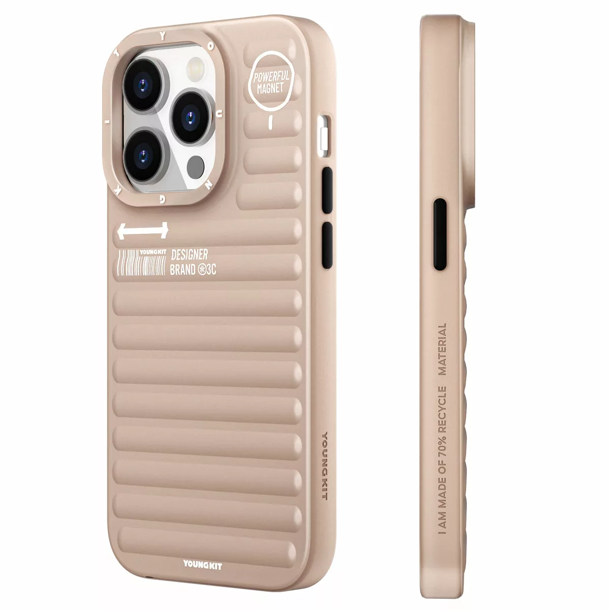 کاور یانگ کیت مدل پافری کد True Color مناسب برای گوشی موبایل اپل iPhone 14 pro max