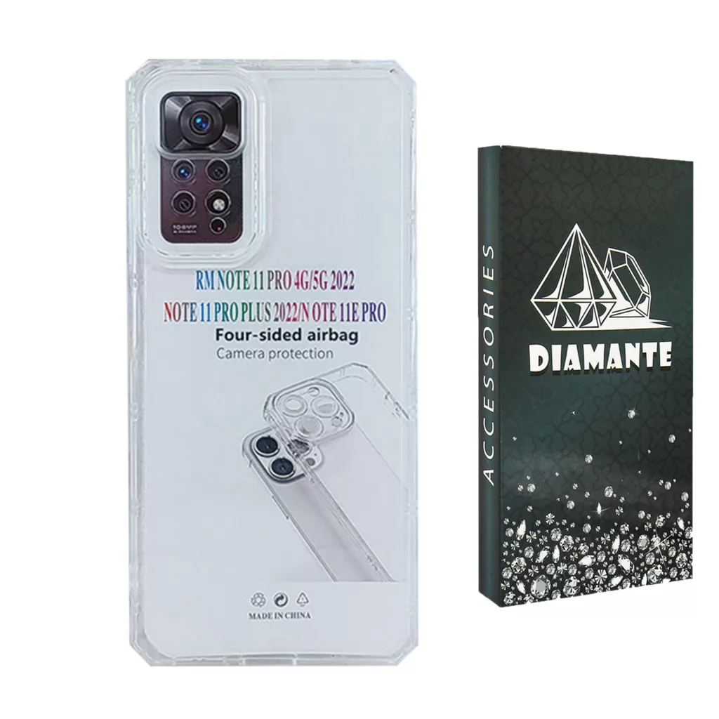 کاور دیامانته مدل Nahid Navy مناسب برای گوشی موبایل شیائومی Redmi Note 11 Pro Plus