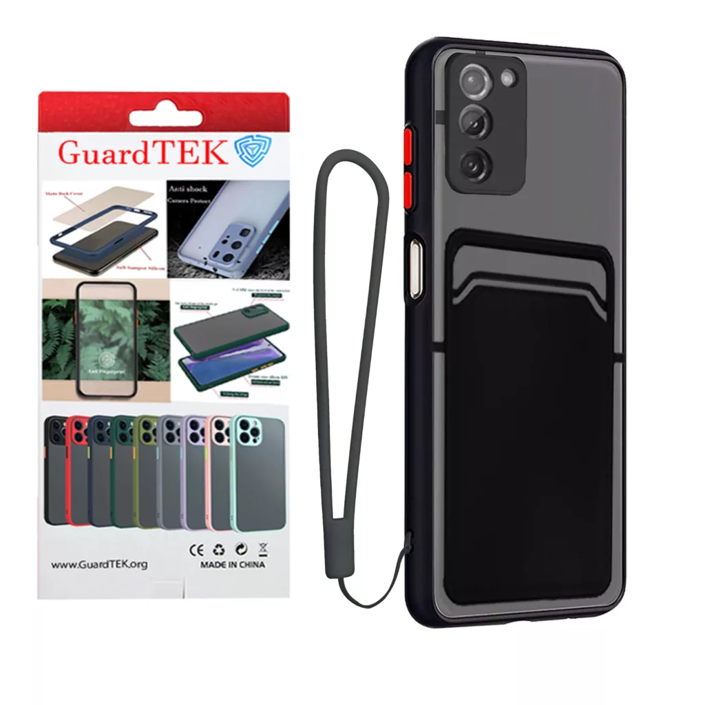 کاور گاردتک آساک مدل MBC Card Strap مناسب برای گوشی موبایل سامسونگ Galaxy A03S به همراه بندآویز