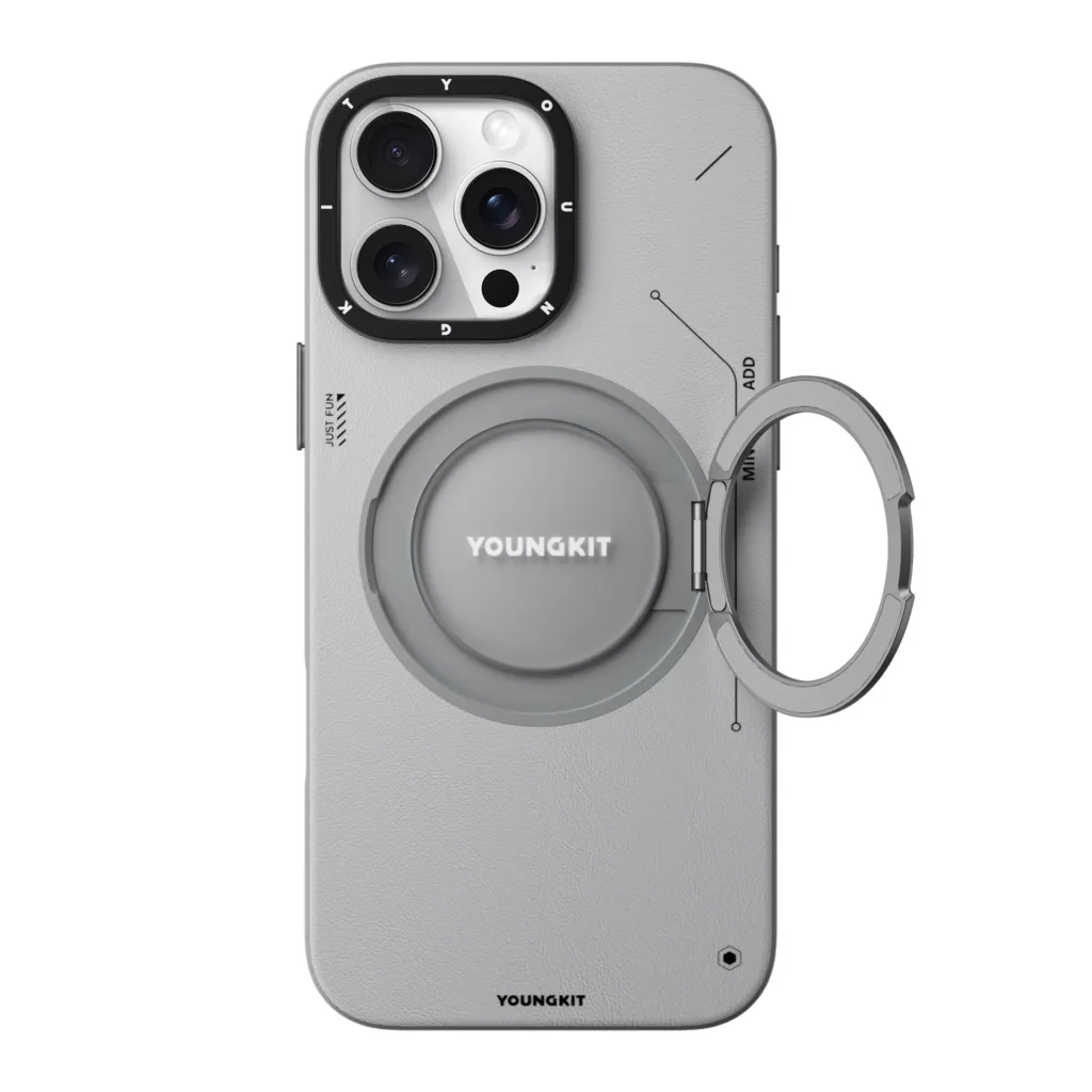 کاور یانگ کیت مدل Leather 360° مناسب برای گوشی موبایل اپل iphone 15promax