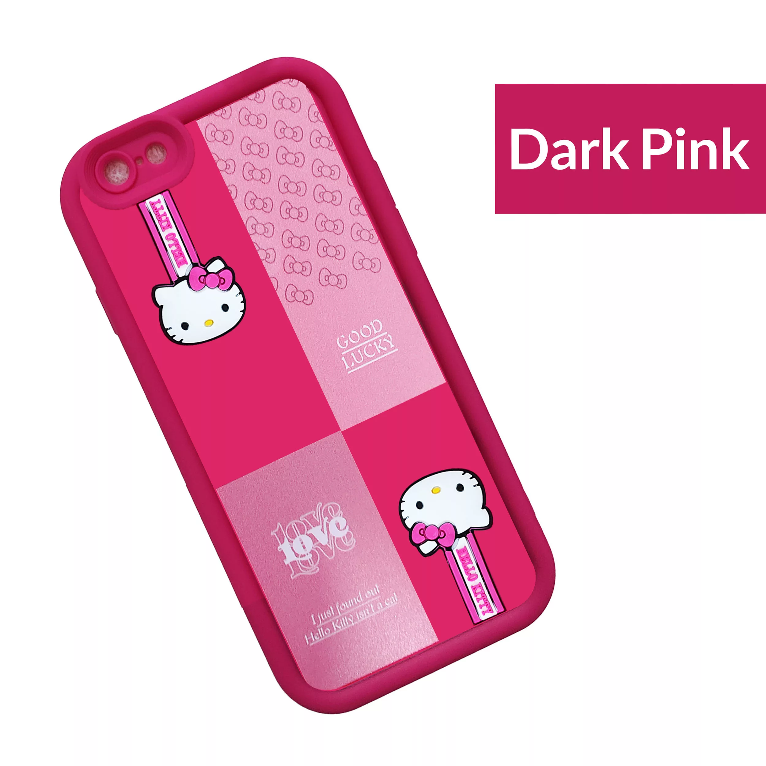 کاور موفی مدل Silicone Puffer Hello Kitty Strap مناسب برای گوشی موبایل اپل  iPhone 6 / 6s به همراه بند