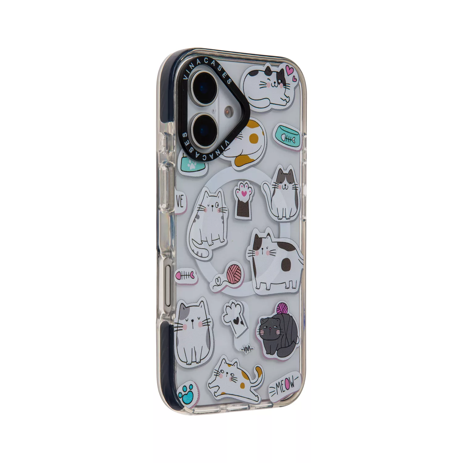 کاور ویناکیسز مدل Super cute cats MagSafe مناسب برای گوشی موبایل اپل iphone 16