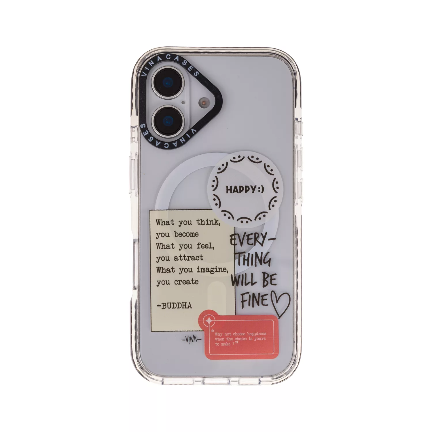 کاور ویناکیسز مدلMotivational MagSafe مناسب برای گوشی موبایل اپل iphone 16