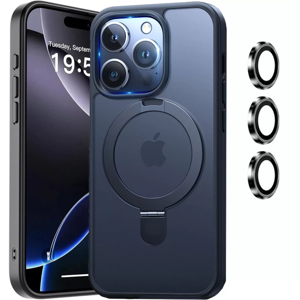 کاور موفی مدل Magsafe_15PROMAX مناسب برای گوشی موبایل اپل iPhone 15 Promax به همراه محافظ لنز دوربین
