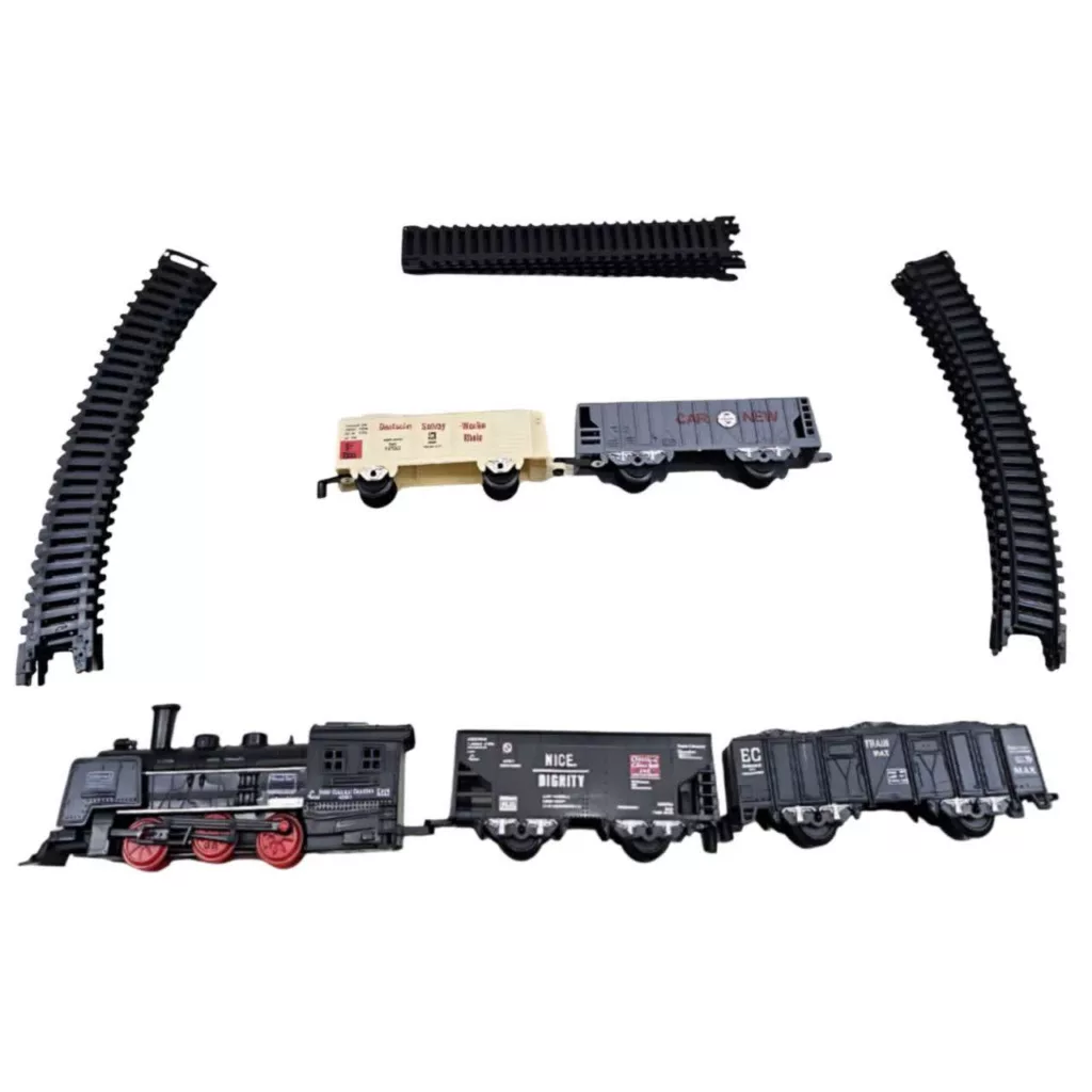 قطار بازی ناب سل مدل 19تکه ناب سل مدل کلاسیک ریل کینگ کد 19pcs RAIL KING INTELLIGENT CLASSICAL