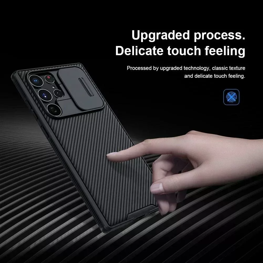 کاور نیلکین مدل camshield pro مناسب برای گوشی موبایل سامسونگ Galaxy S21 Ultra