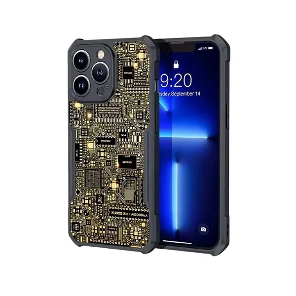 کاور ژاند مدل Gold مناسب برای گوشی موبایل اپل iPhone 13 Pro max