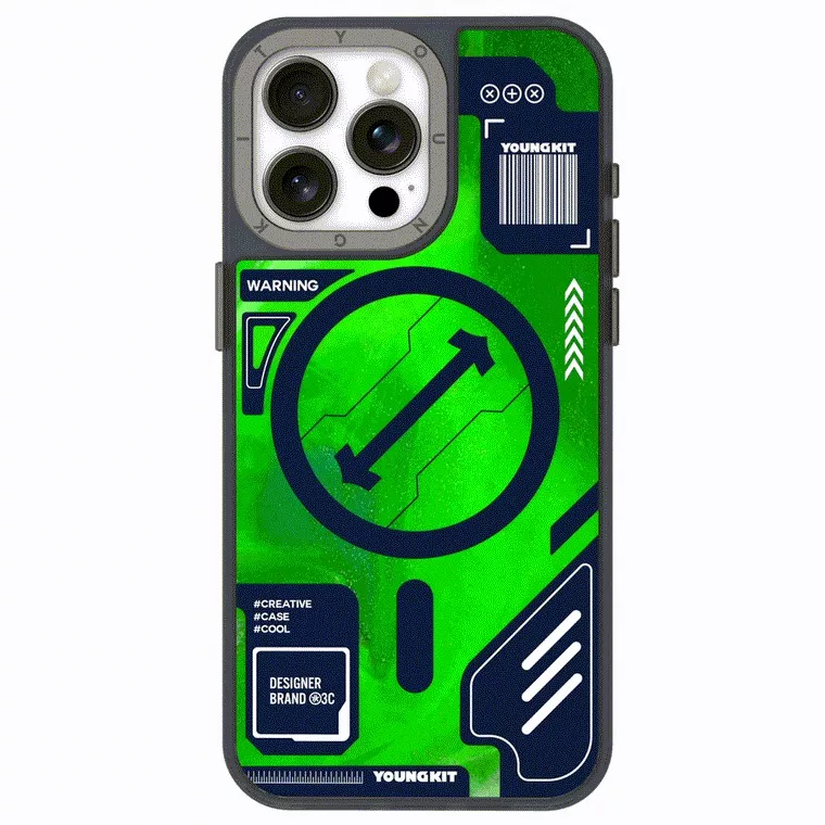 کاور یانگ کیت مدل شب رنگ کد cyberpunk مناسب برای گوشی موبایل اپل iPhone 15 pro max