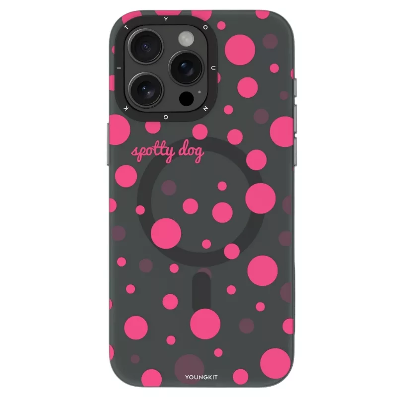 کاور یانگ کیت مدل Colorful Polka Dots مناسب برای گوشی موبایل اپل Iphone 15 Pro