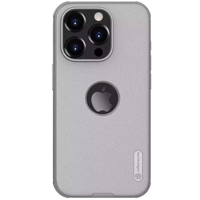 کاور نیلکین مدل  Frosted Shield Pro LogoCut مناسب برای گوشی موبایل اپل IPhone 15 Pro