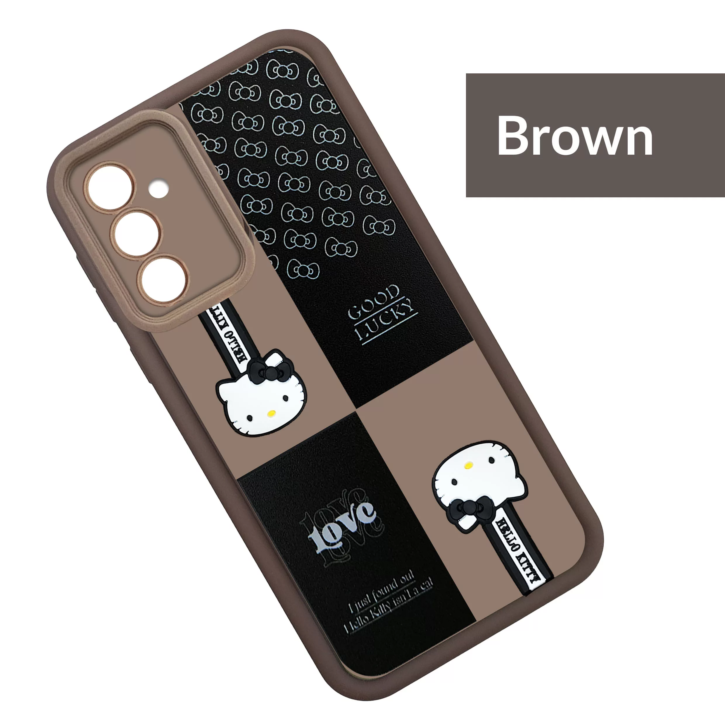 کاور موفی مدل Silicone Puffer Hello Kitty Strap مناسب برای گوشی موبایل سامسونگ Galaxy A25 به همراه بند