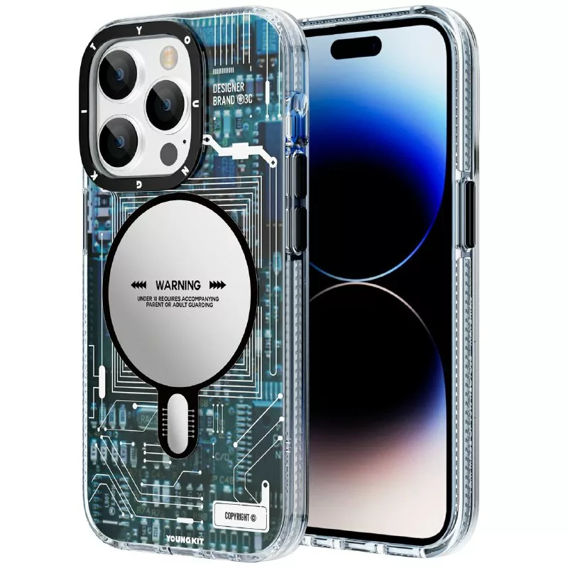 کاور یانگ کیت مدل Futuristic Circuit Magsafe مناسب برای گوشی موبایل اپل iphone 13 pro max