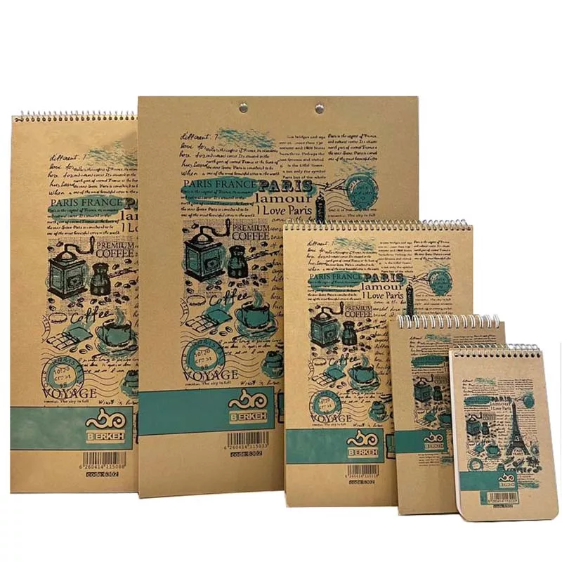 طراحی 60 برگ برکه به همراه تخته شاسی و دفترچه یادداشت کد 6302 مجموعه 5 عددی