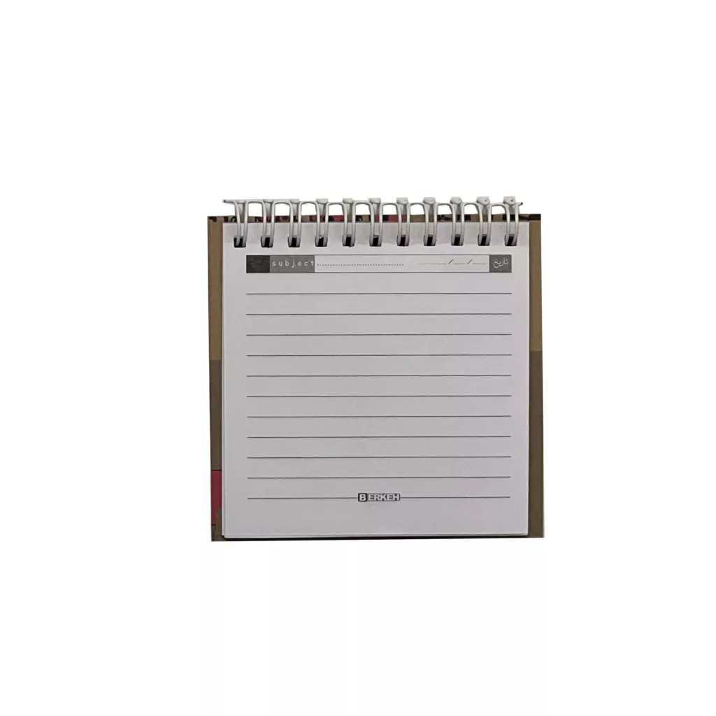 کلاسور 100 برگ برکه به همراه سه جلد دفترچه یادداشت کد 6301