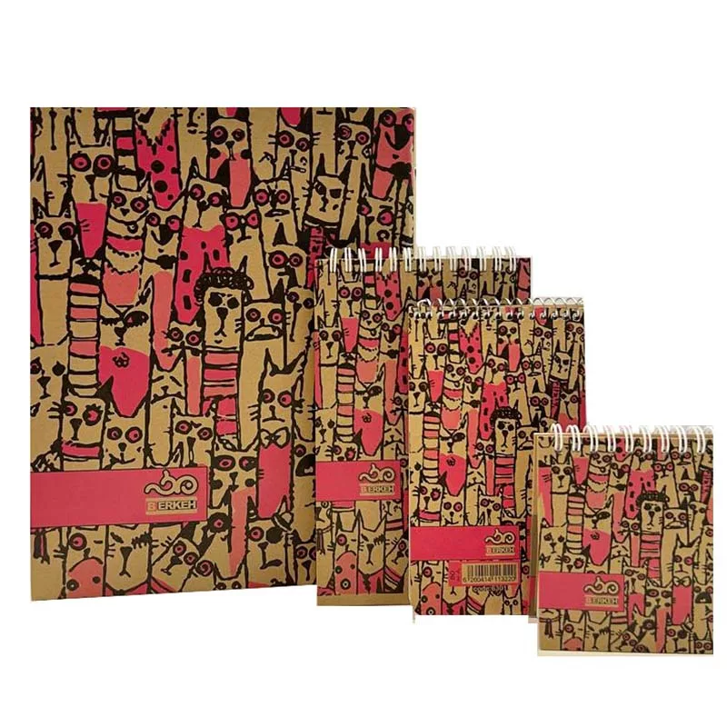 کلاسور 100 برگ برکه به همراه سه جلد دفترچه یادداشت کد 6301