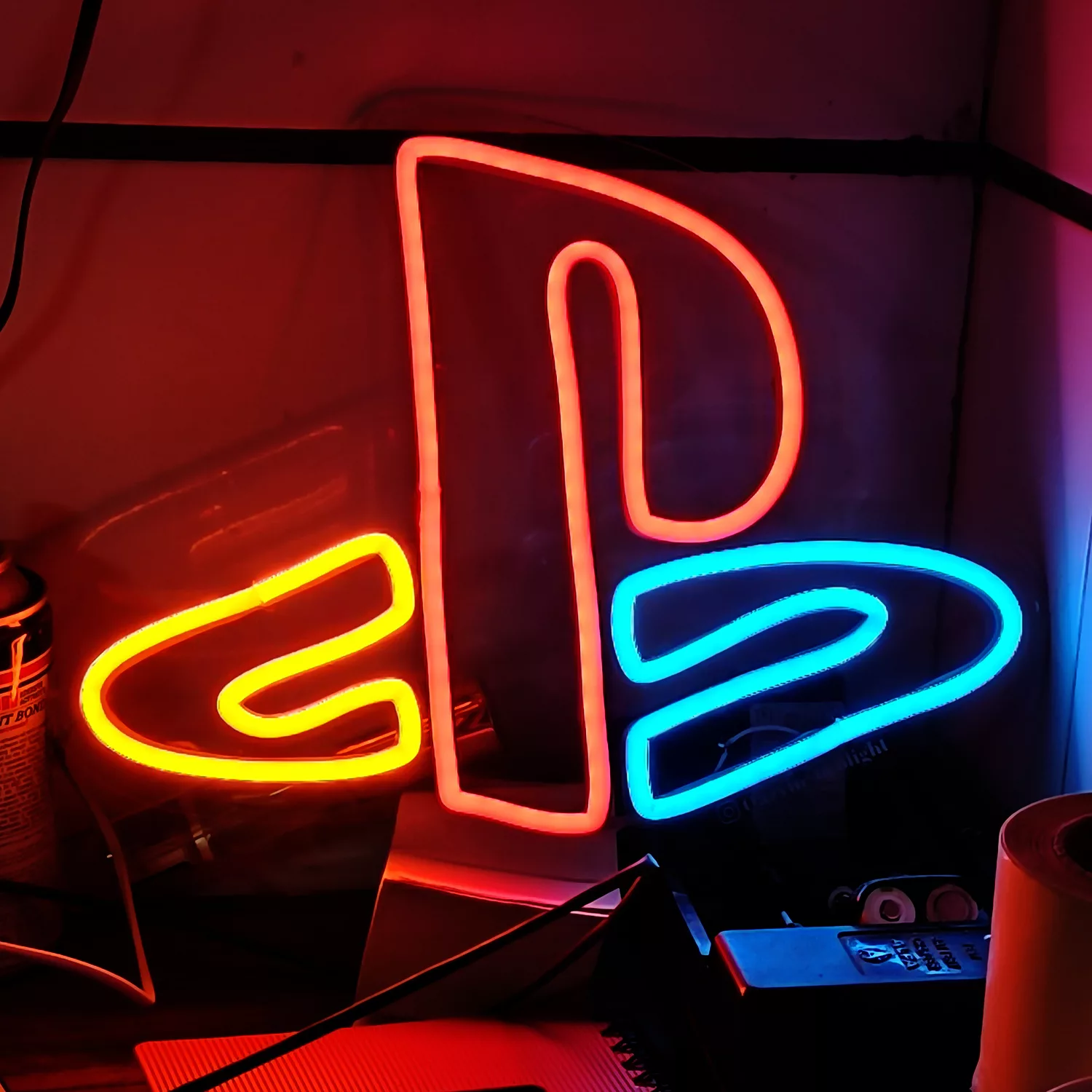 چراغ نئونی طرح PlayStation کد PS2026