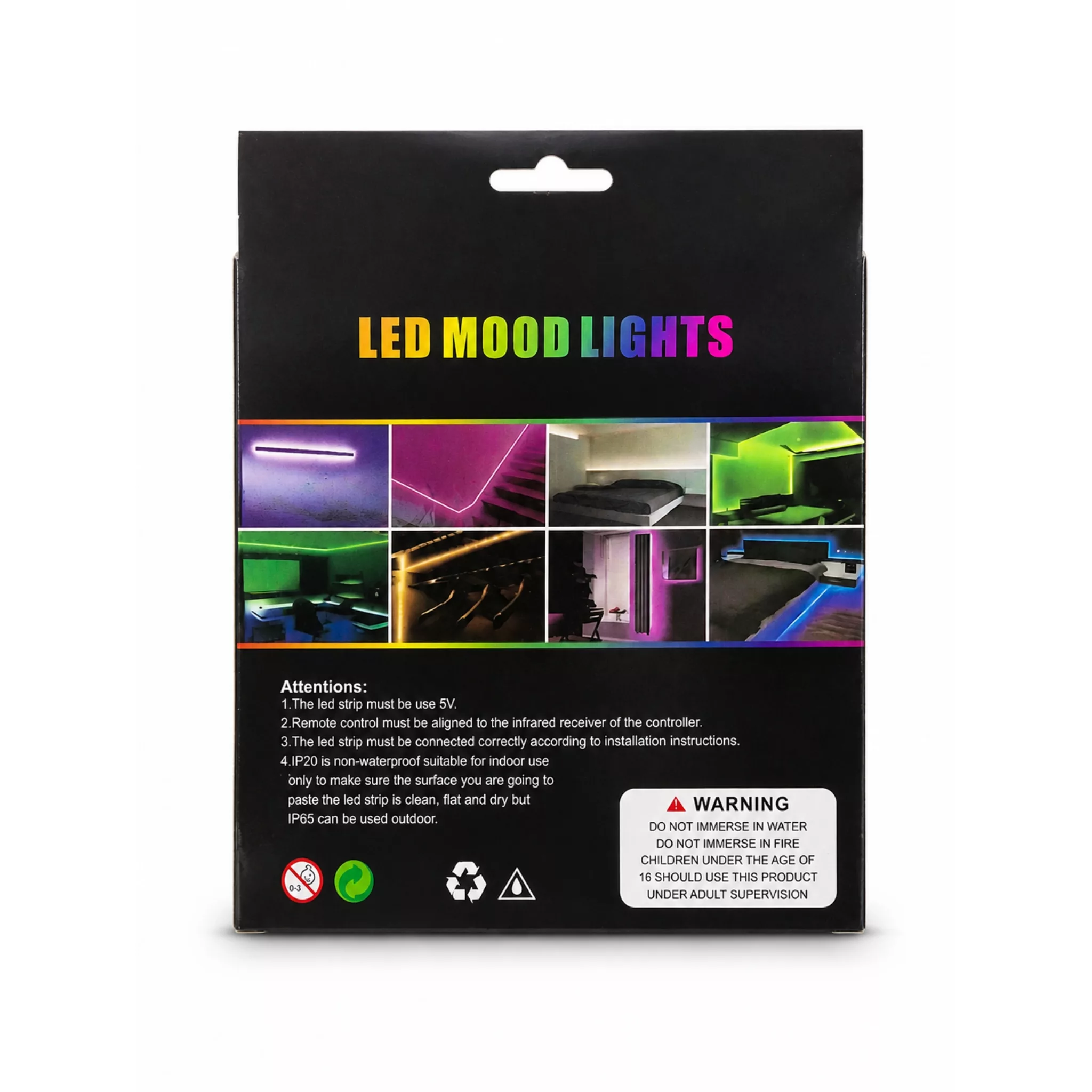 ریسه ال ای دی مدل فول کالر هوشمند بلوتوثی کد RGB IC usb 5v طول 5 متر