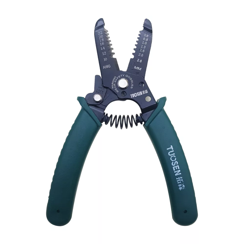 انبر سیم لخت کن توسن مدل T-11390 سایز 6 اینچ