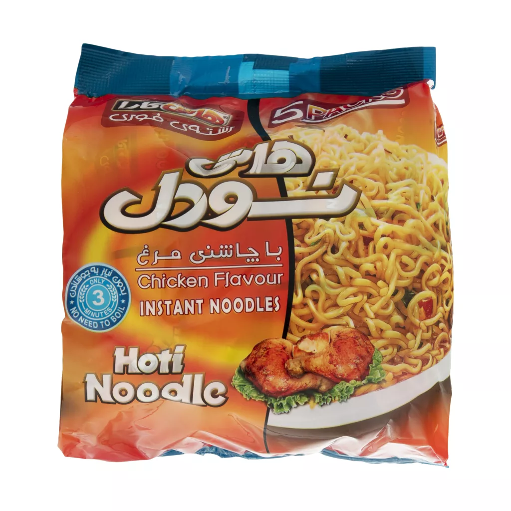 نودل با عصاره مرغ هاتی کارا – بسته 5 عددی
