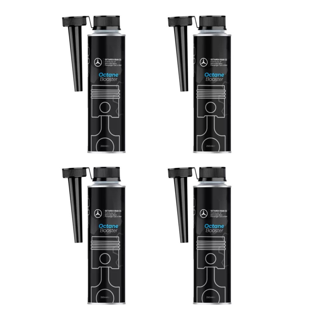 مکمل سوخت خودروهای بنزینی مرسدس بنز مدل MB-OC100BV 4X حجم 250 میلی لیتر بسته 4 عددی