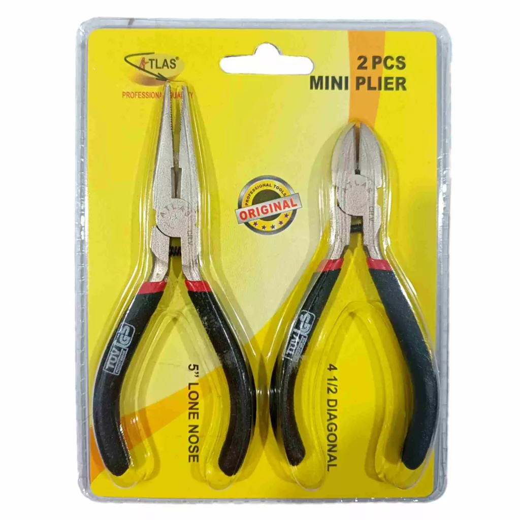 انبر مینیاتوری الکترونیکی اطلس مدل MINI PLIER مجموعه دو عددی