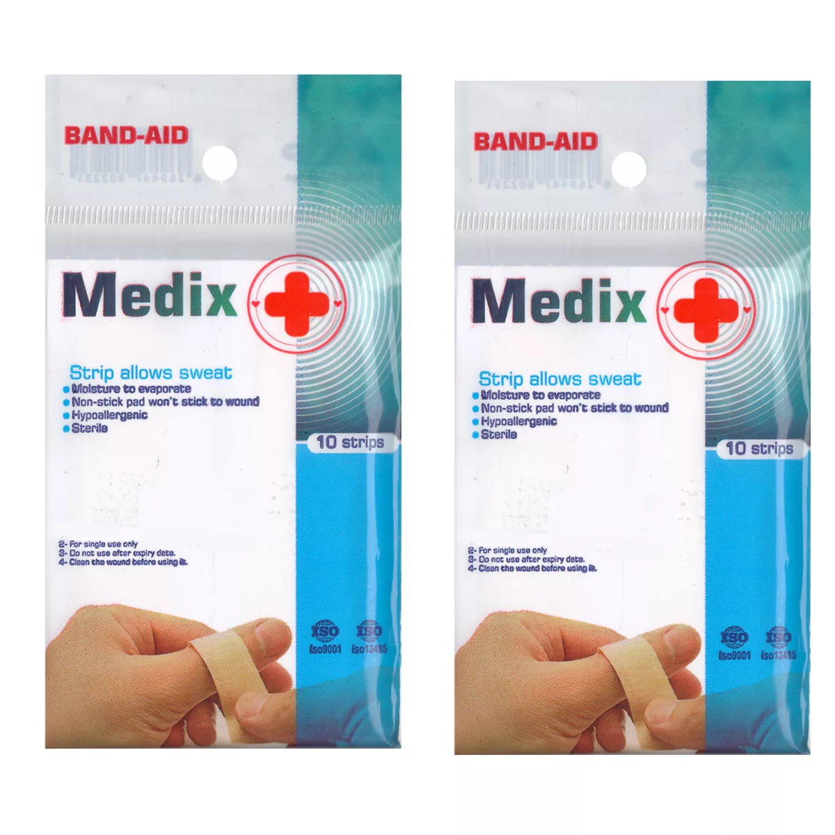 چسب زخم مدیکس مدل Hypoallergic مجموعه 2 عددی چسب زخم مدیکس مدل Hypoallergic مجموعه 2 عددی