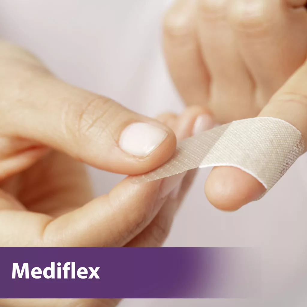 چسب زخم مدیفلکس مدل Band-Aid05 پنج بسته 100 عددی