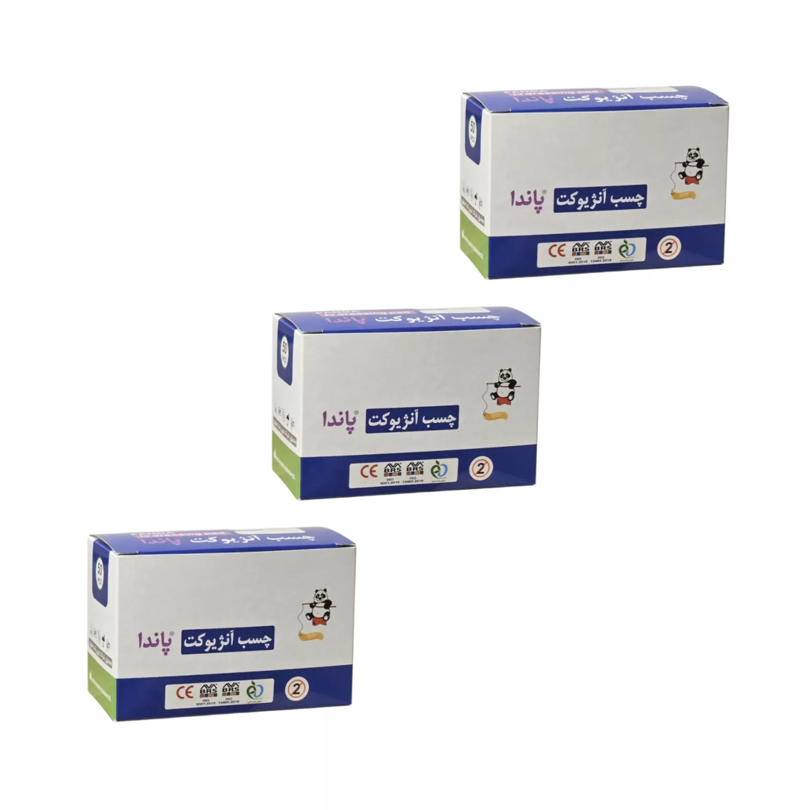چسب آنژیوکت پاندا مدل IV سه بسته ی 50 عددی