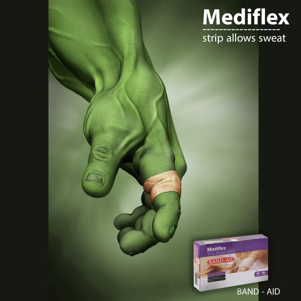 چسب زخم مدیفلکس مدل Band-Aid05 پنج بسته 100 عددی