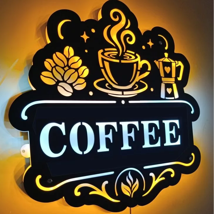 تابلو دیواری طرح cafe