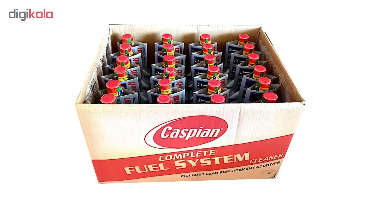 مکمل تمیز کننده سیستم سوخت خودرو کاسپین مدل Gen1l حجم 400 میلی لیتر بسته 24 عددی