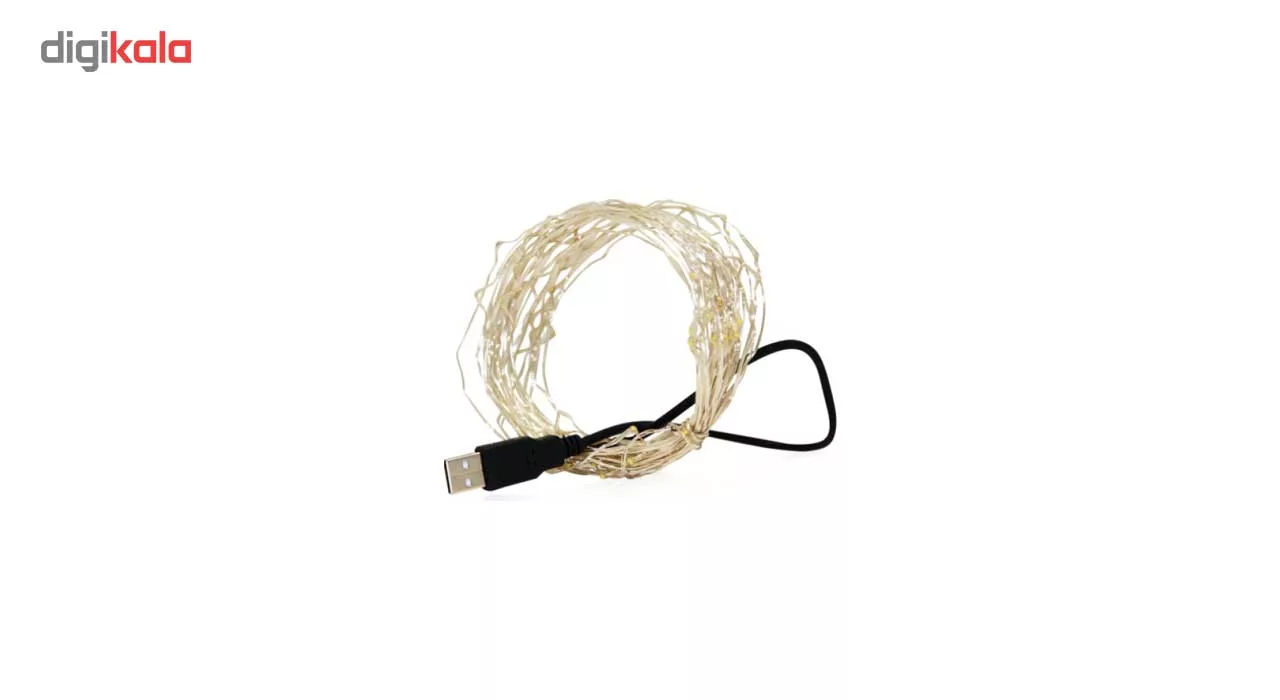 ریسه ال ای دی USB مدل 5V RGB ثابت طول 5 متر