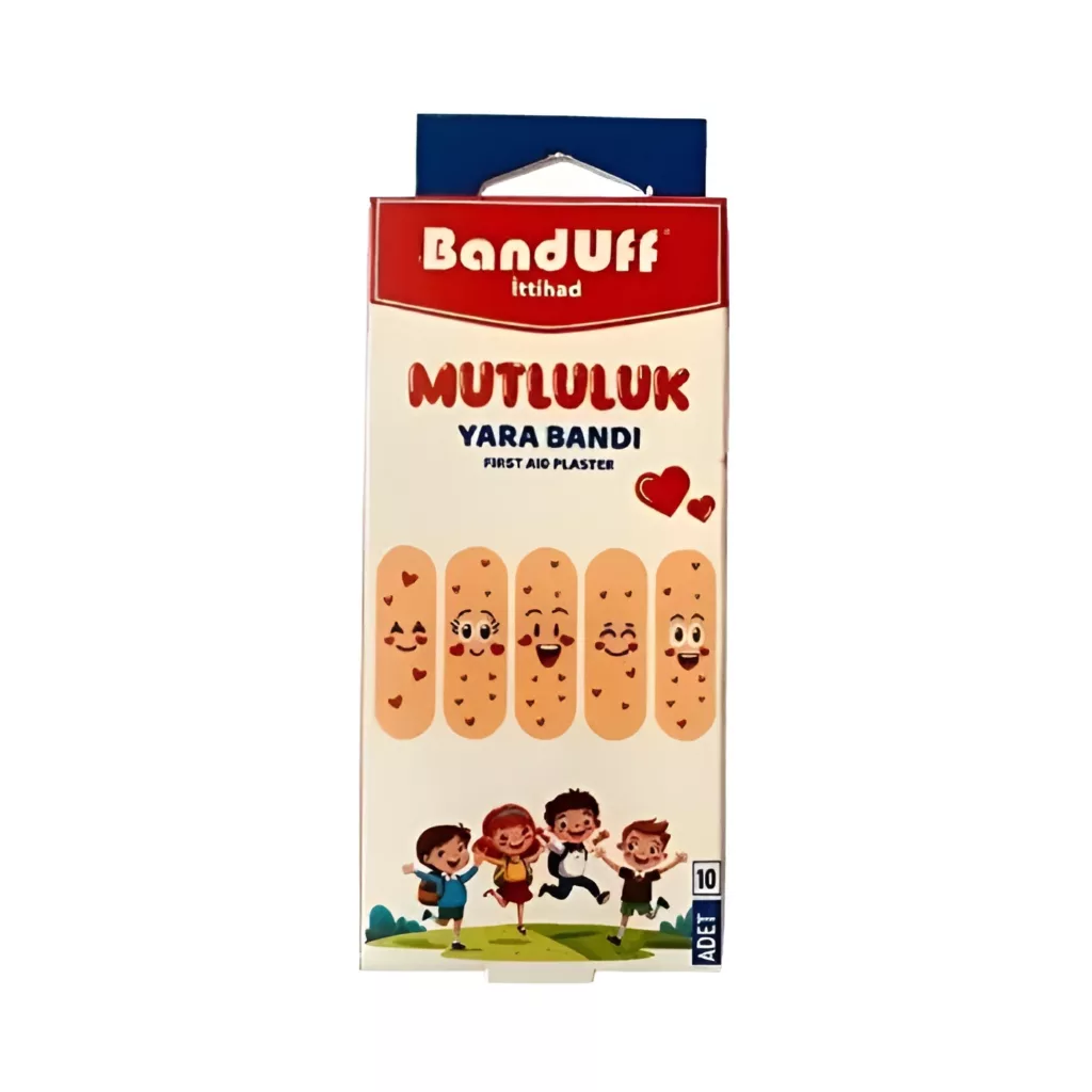 چسب زخم باندوف مدل MUTLULUK بسته 10 عددی