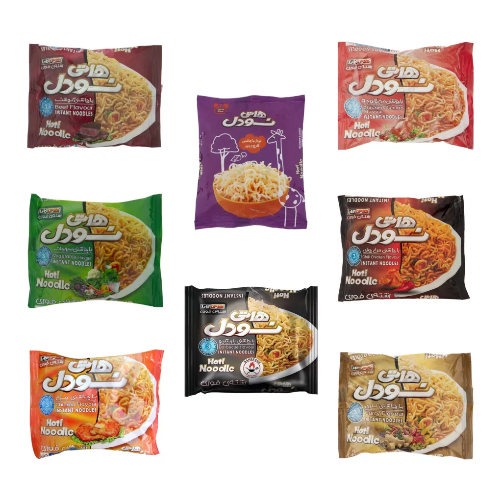 نودل میکس هاتی کارا – 77گرم – بسته 40 عددی