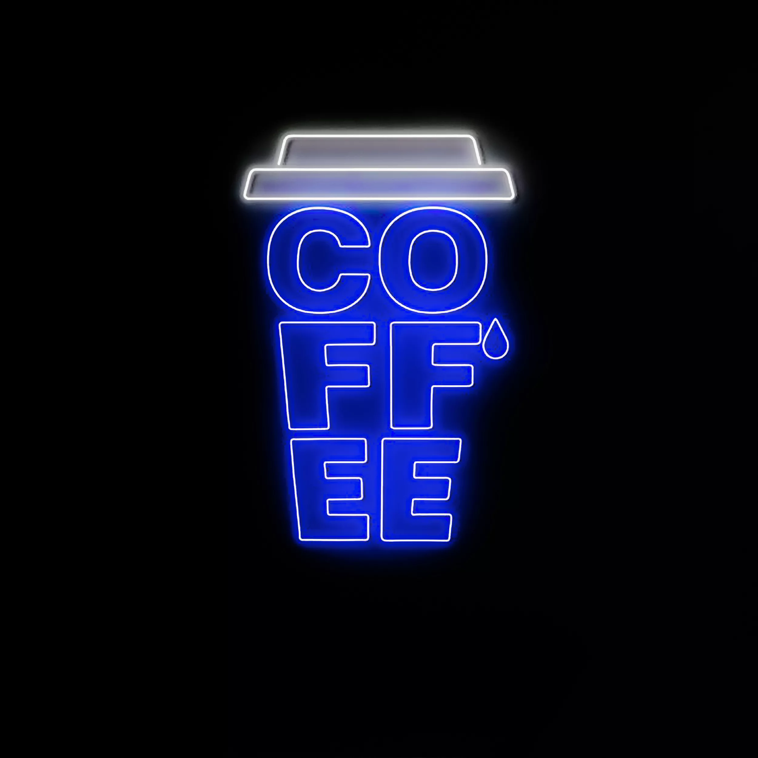 چراغ نئونی مدل coffee mug