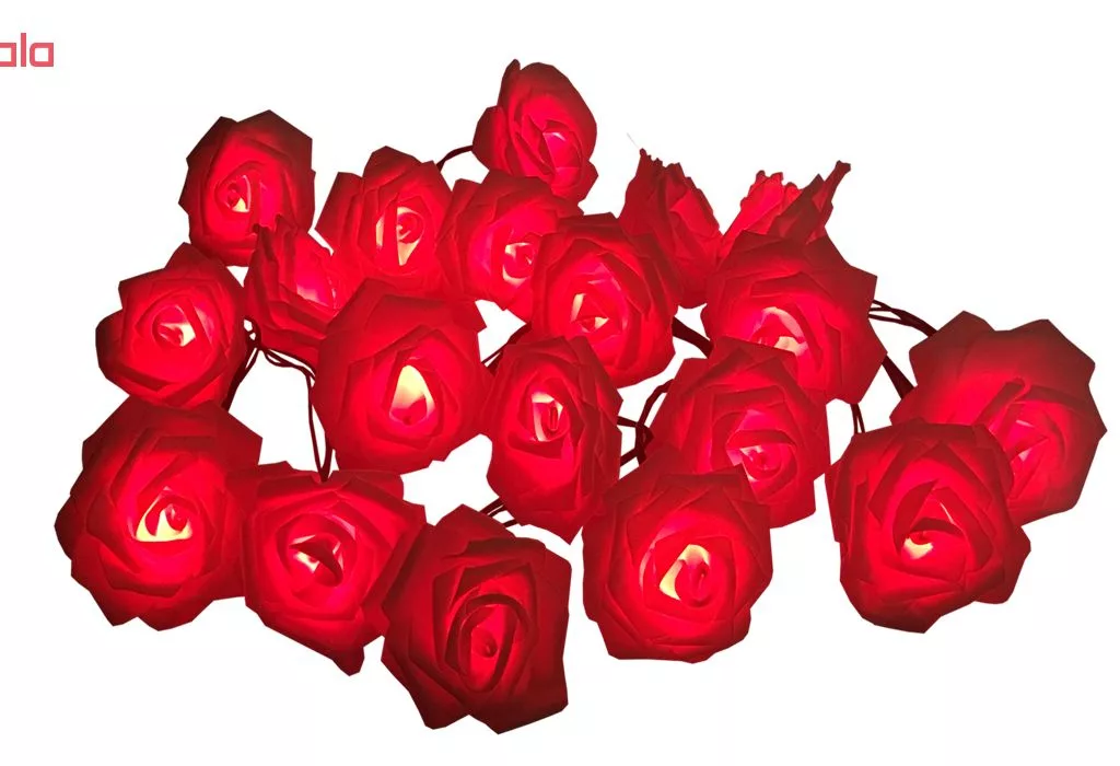 ریسه ال ای دی گل رز درشت گالری نفیس 6 متری