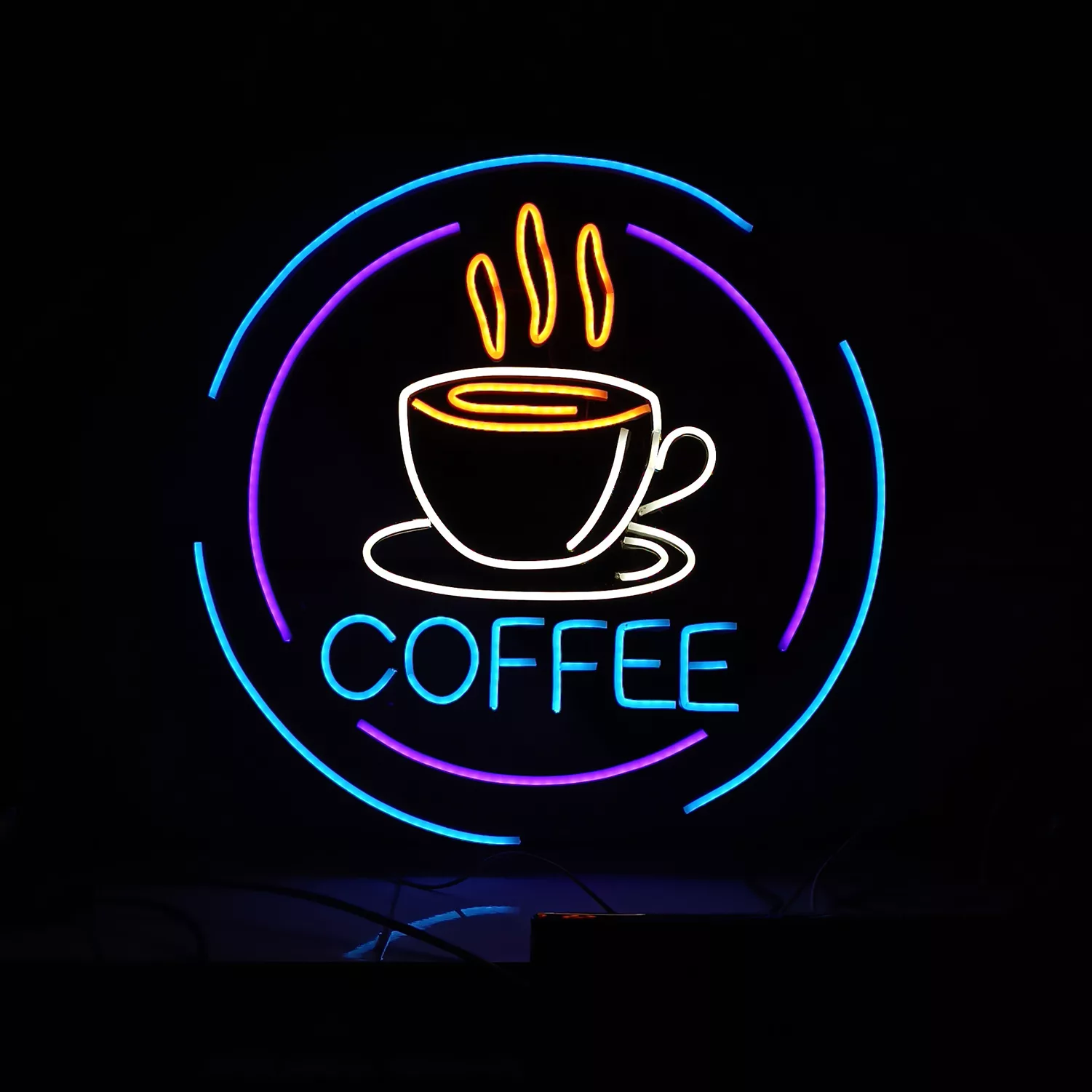 چراغ نئونی طرح coffee کد CO2025