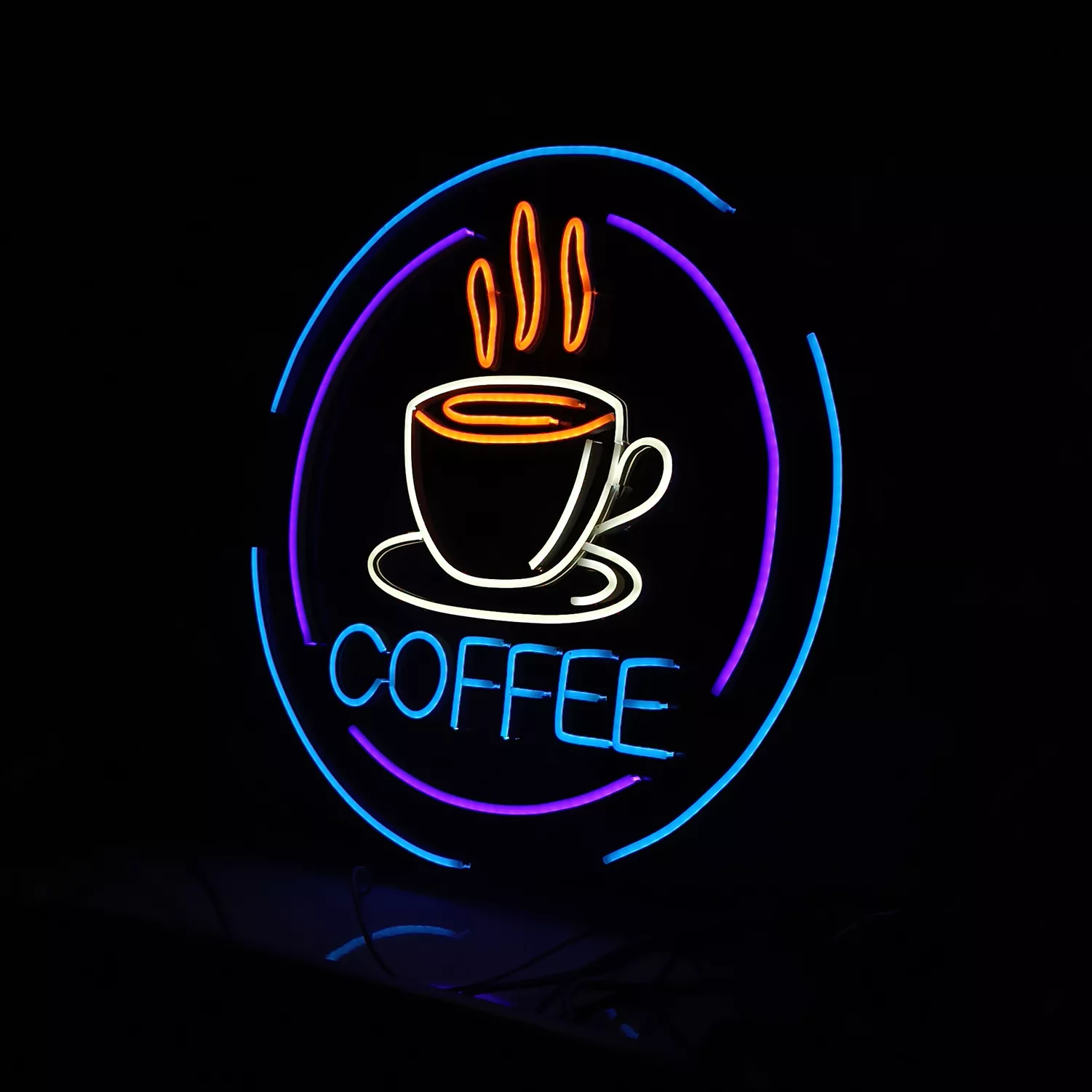 چراغ نئونی طرح coffee کد CO2025