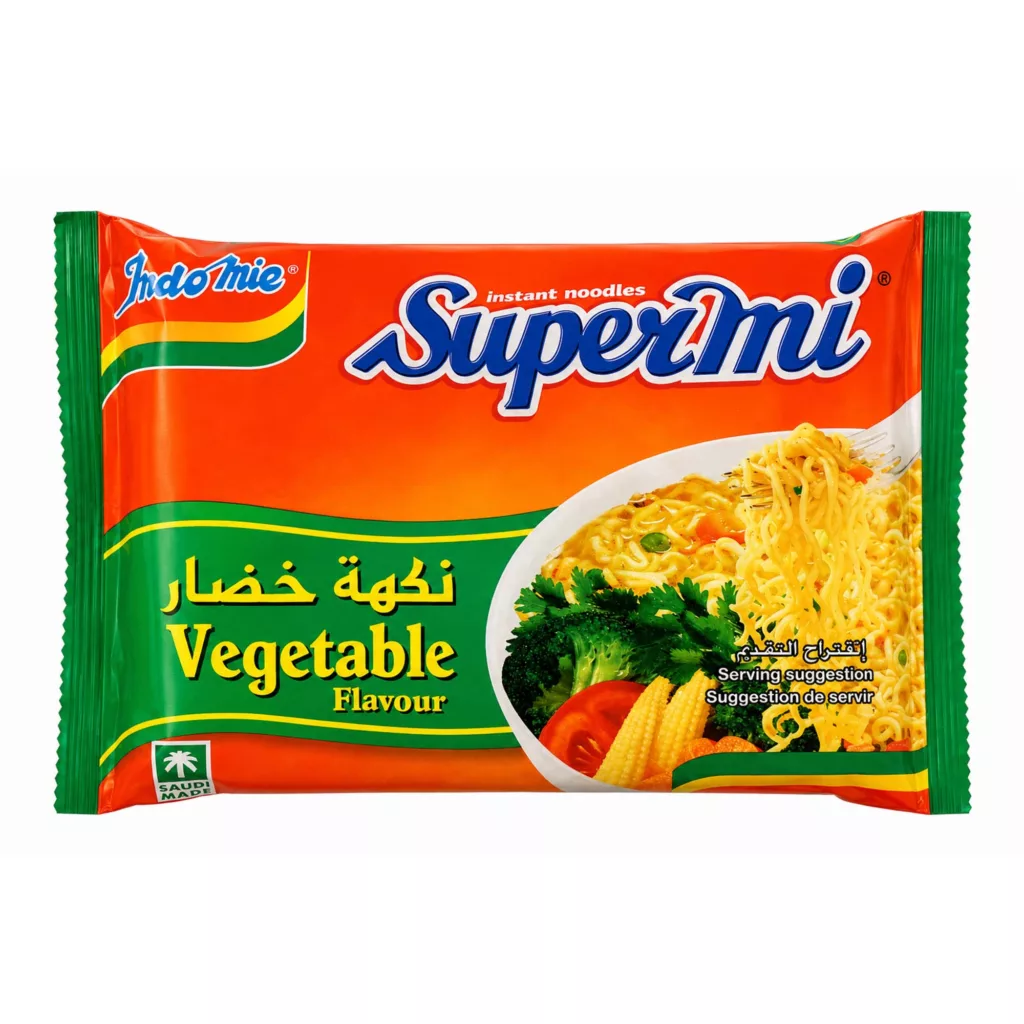 نودل ایندومی با طعم سبزیجات وزن 70 گرم