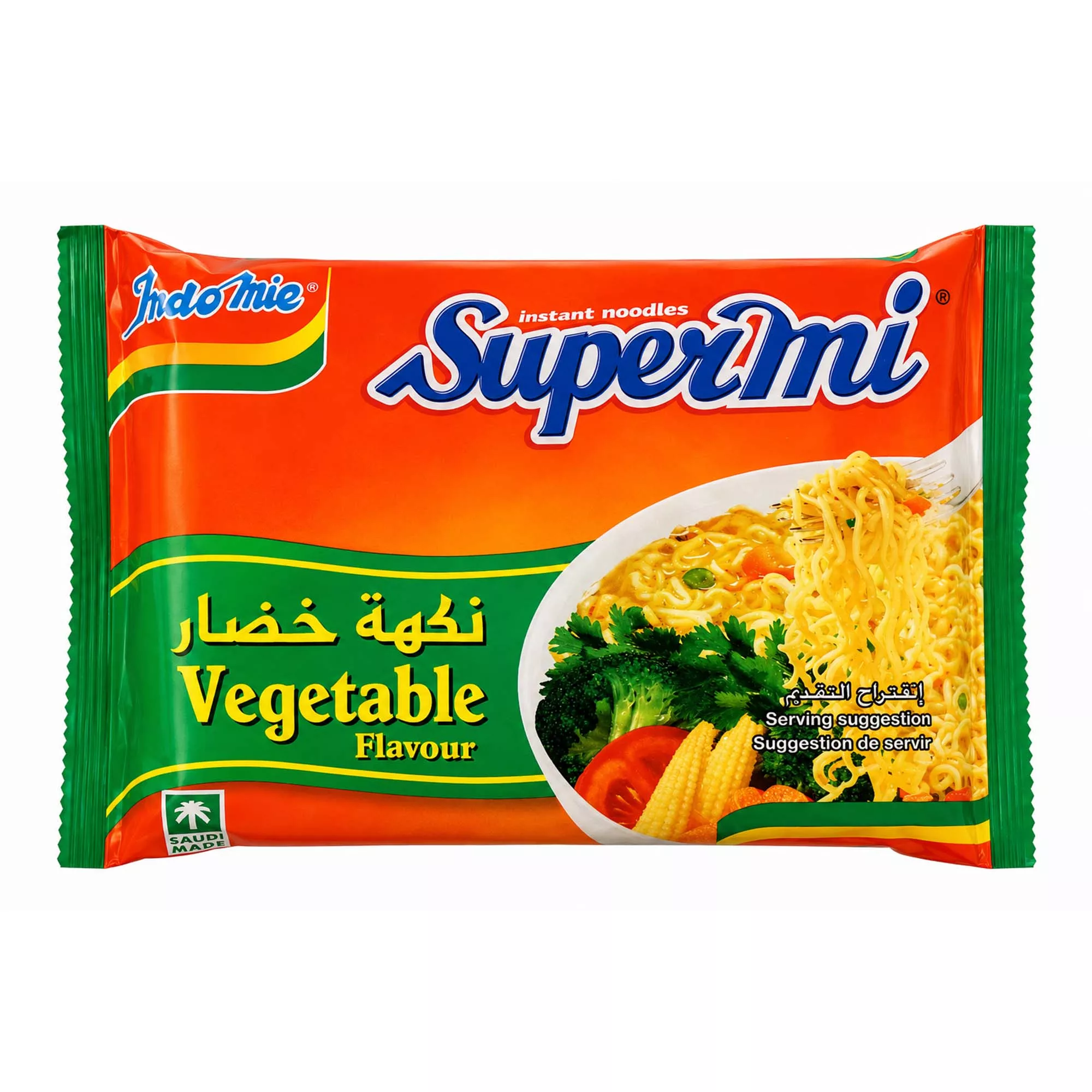 نودل ایندومی با طعم سبزیجات وزن 70 گرم نودل ایندومی با طعم سبزیجات وزن 70 گرم