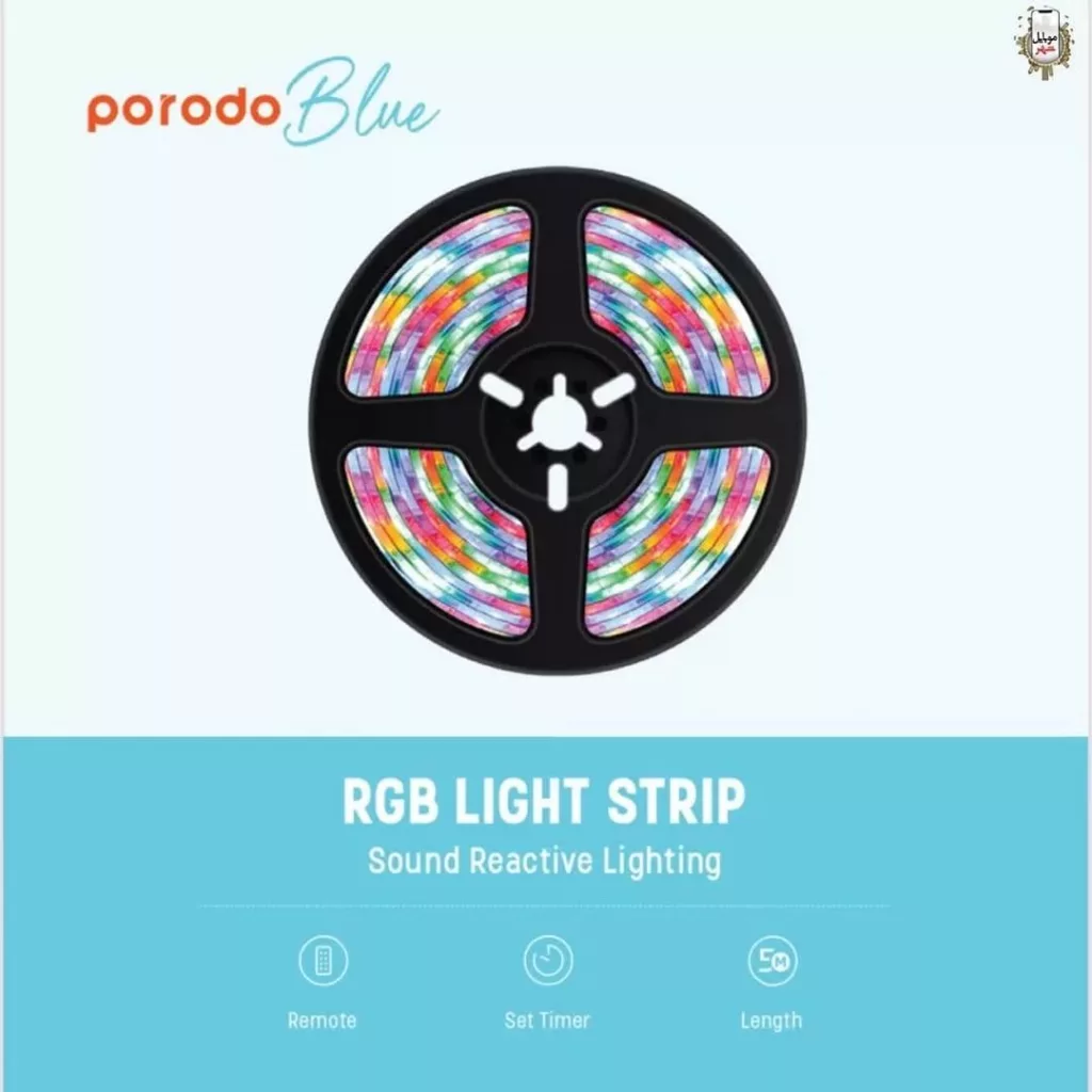 ریسه ال ای دی پرودو مدل RGB LIGHT STRIP  طول 5 متر