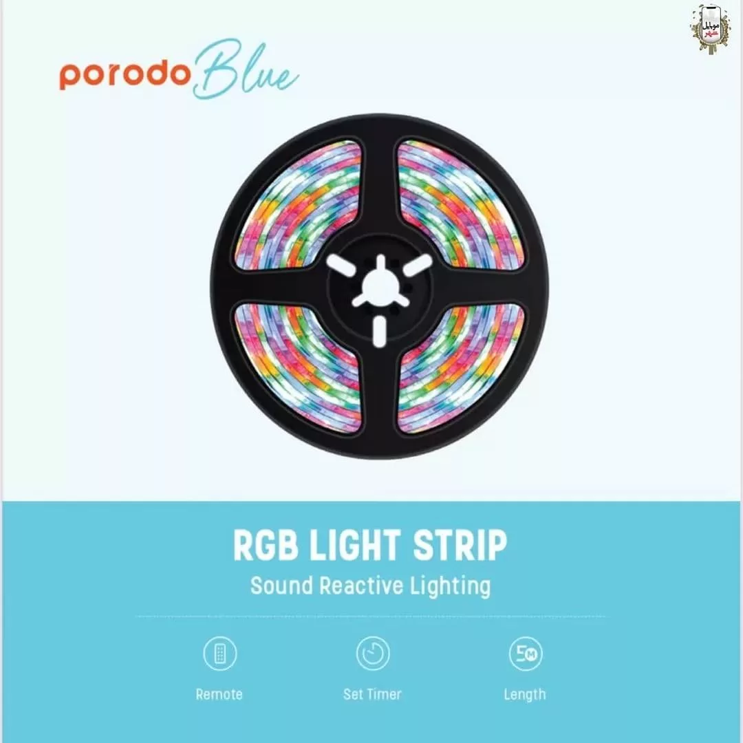 ریسه ال ای دی پرودو مدل RGB LIGHT STRIP  طول 5 متر