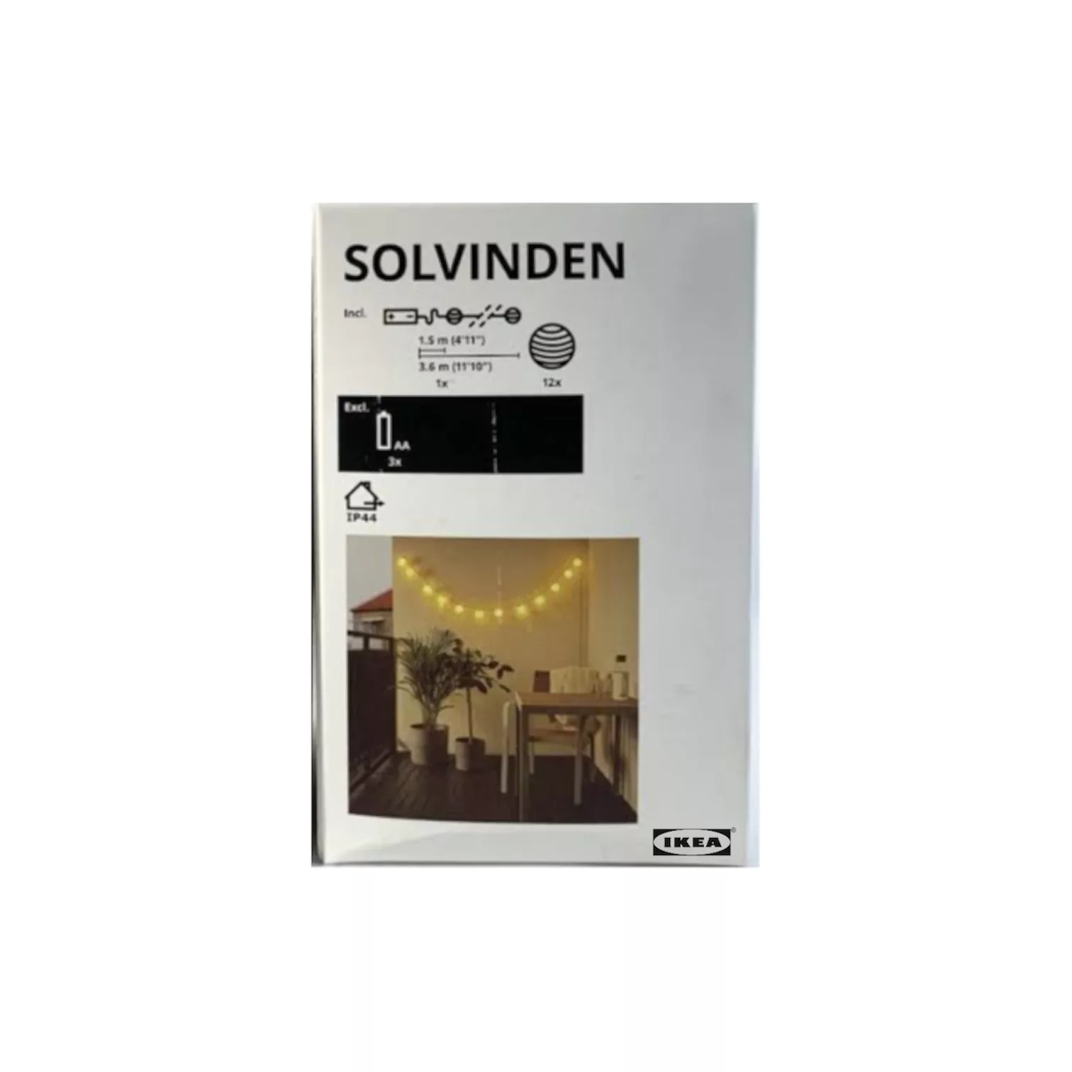 چراغ تزئینی ایکیا مدل Solvinden