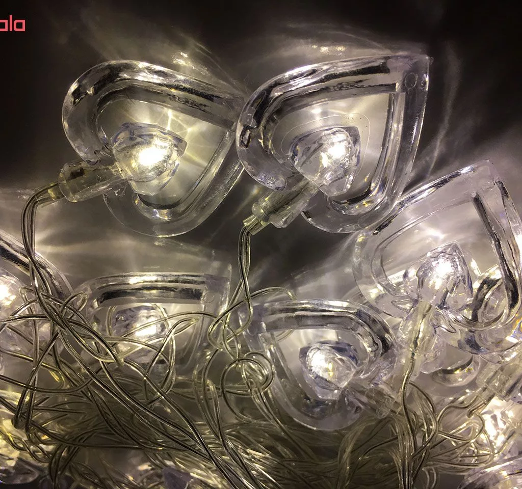 ریسه ال ای دی طرح قلب طول 4 متر