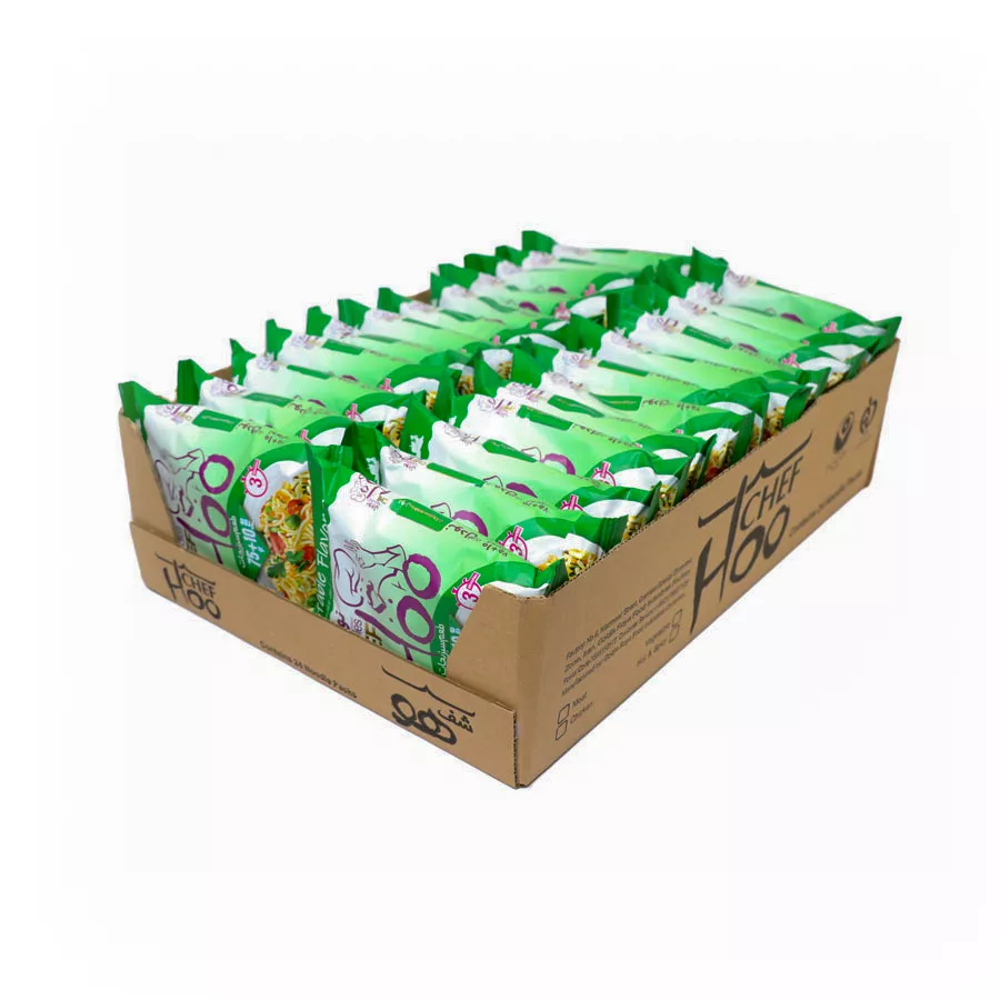نودل سبزیجات شف هو – 85 گرم بسته 24 عددی