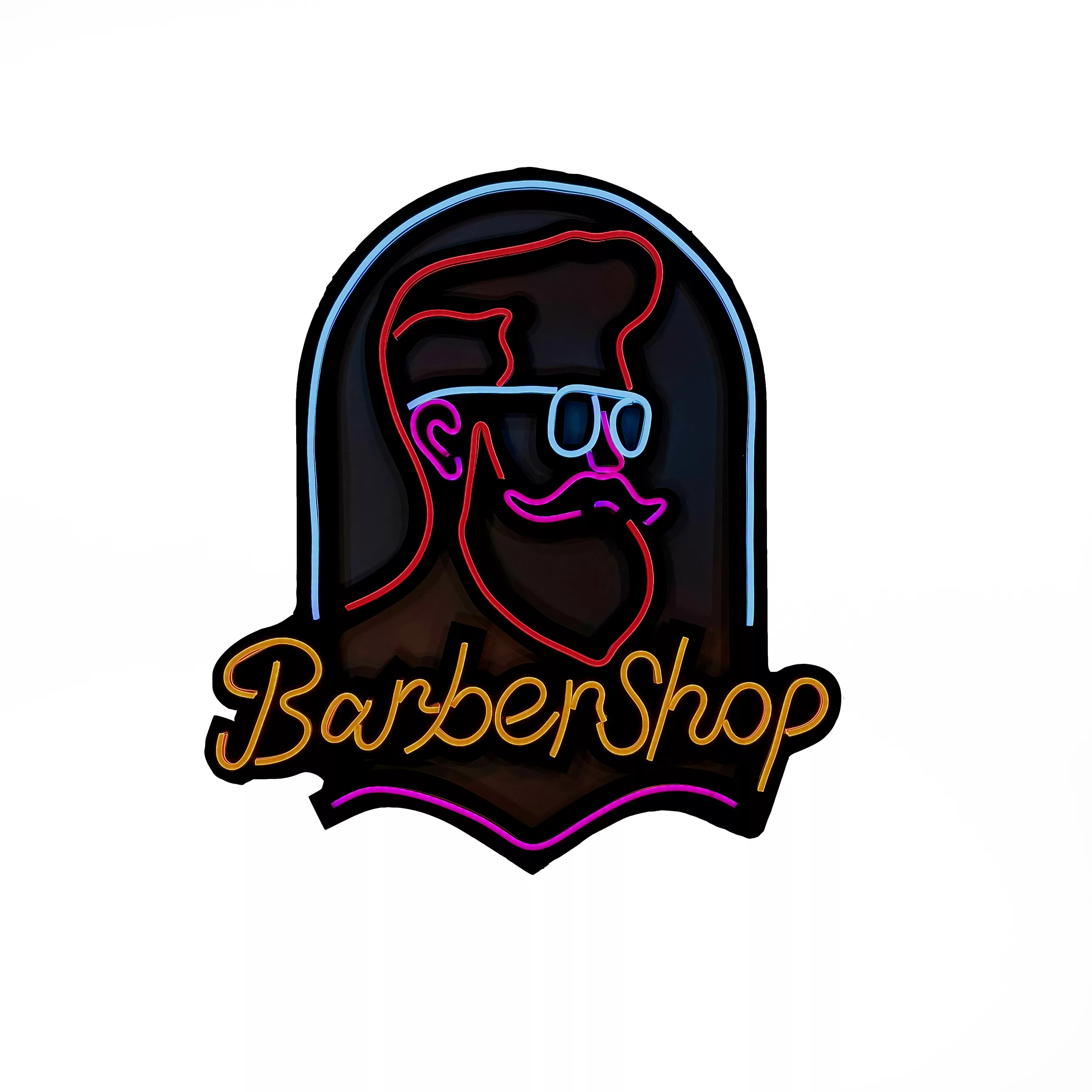 چراغ دیواری مدل نئونی طرح Barber Shop چراغ دیواری مدل نئونی طرح Barber Shop