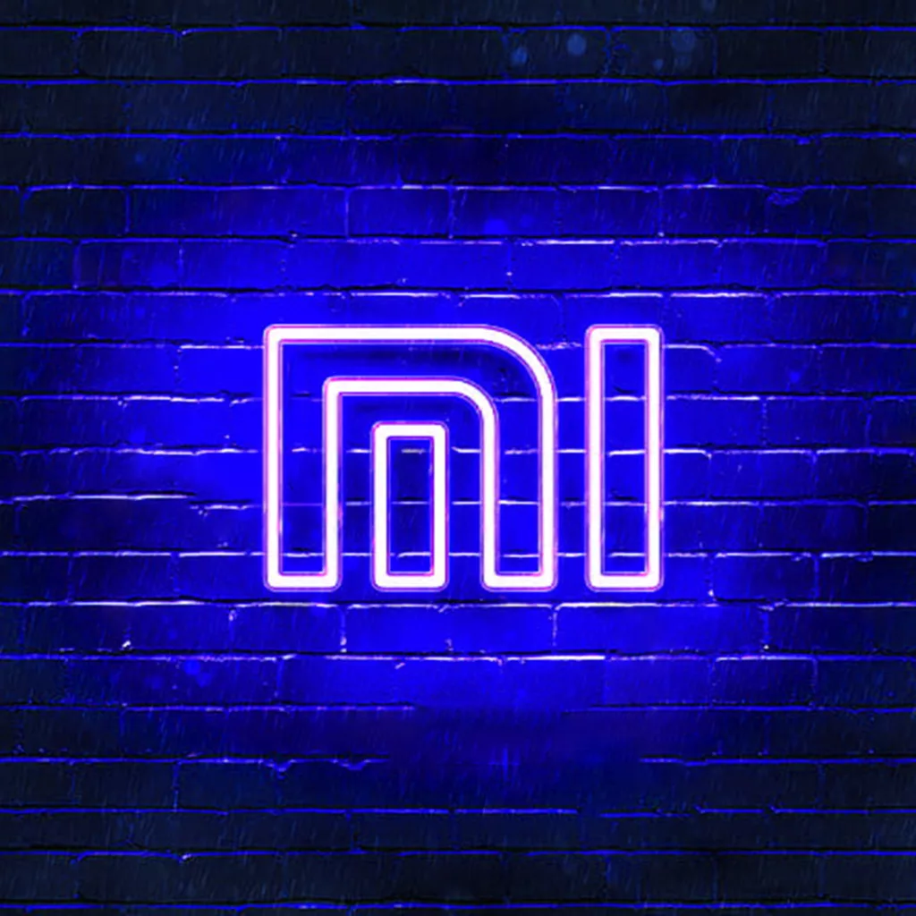 چراغ نئون طرح xiaomi
