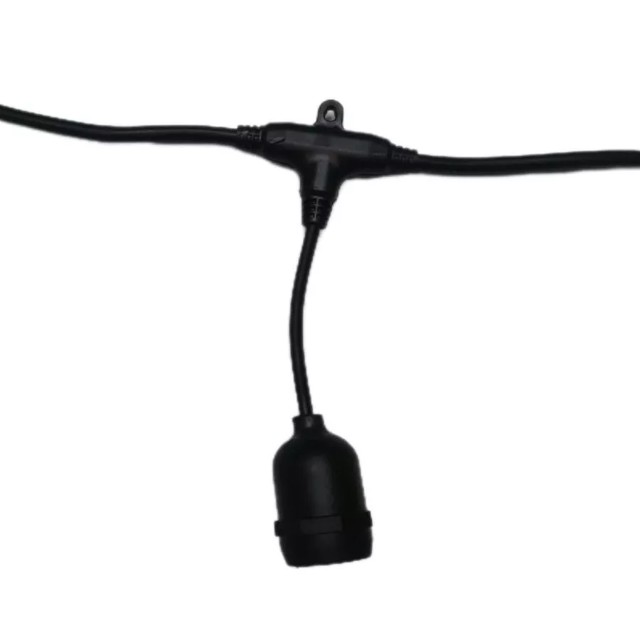 سرپیچ لامپ مدل ریسه کد 20X پایه E27 طول 10 متر