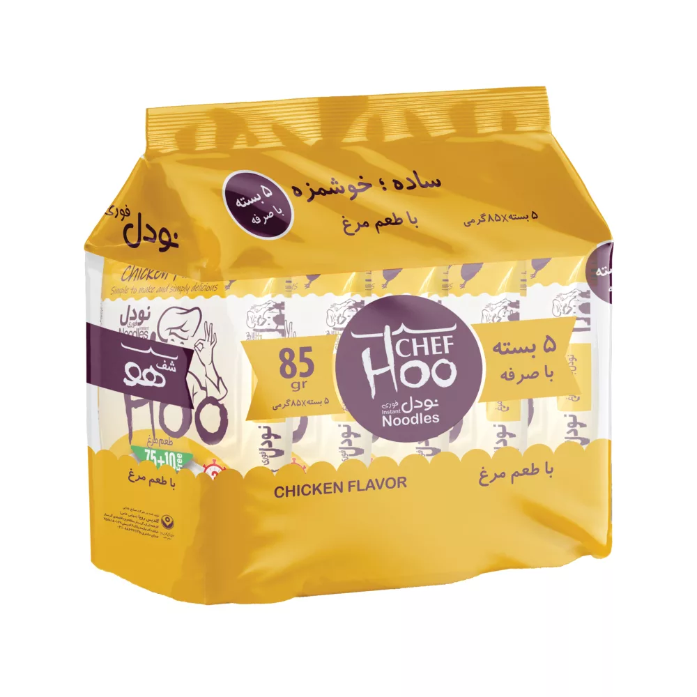 نودل مرغ شف هو – 425 گرم بسته 5 عددی